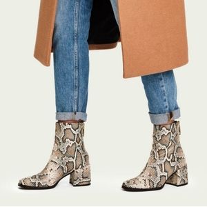 Scotch & Soda Florence Faux Snakeskins Boots